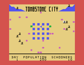 Tombstone City: 21st Century screenshot 3 for TI-99